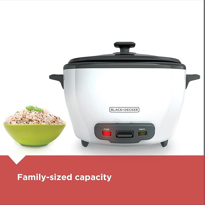BLACK+DECKER 1.7L Rapid Boil Electric Kettle & 6-Cup Rice Cooker Bundle with Steaming Basket