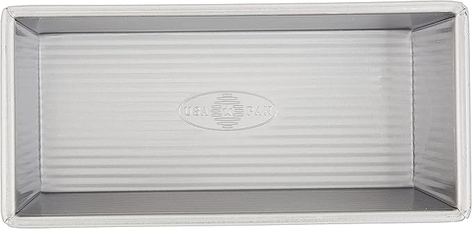 USA Pan Bakeware Pullman Loaf Pan With Cover, 9 x 4 inch, Nonstick & Quick Release Coating, Made in the USA from Aluminized Steel
