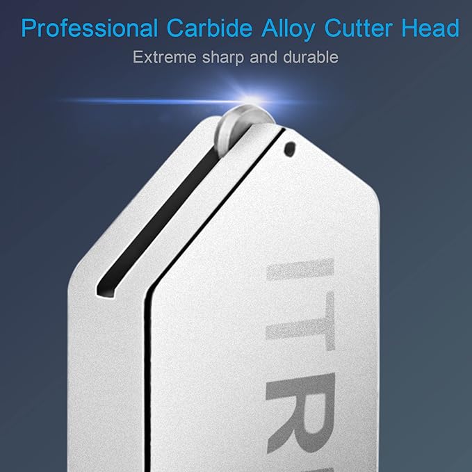 Glass Cutter 2mm-20mm, Upgrade Glass Cutting Tool with Glass Cutting Oil, Pencil Style Oil Feed Carbide Tip Glass Cutter for Mirror/Tiles/Mosaic.