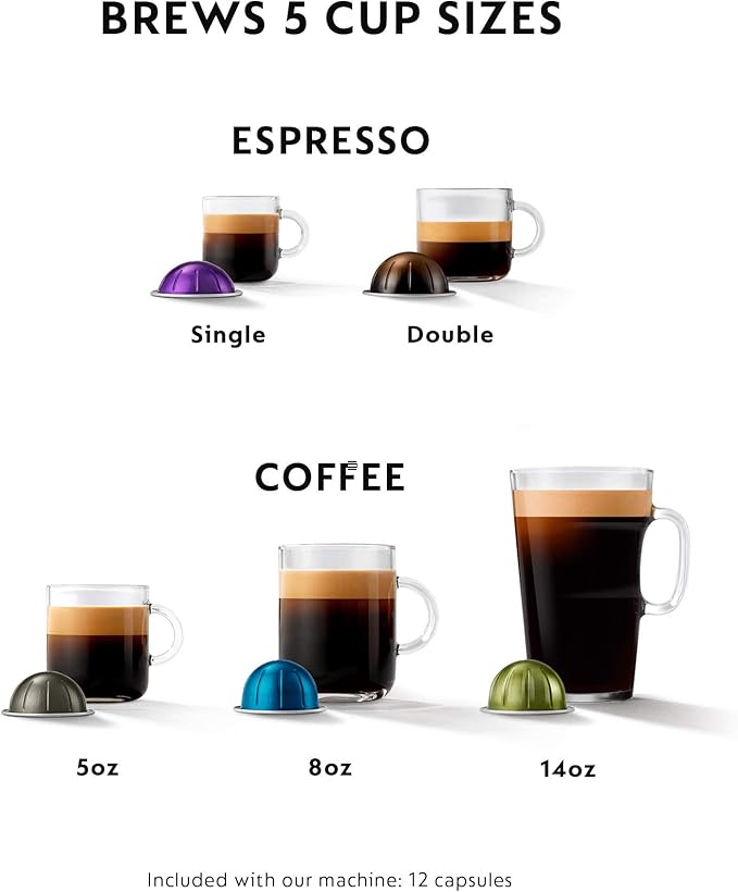 Nespresso Vertuo Coffee and Espresso Maker by Breville