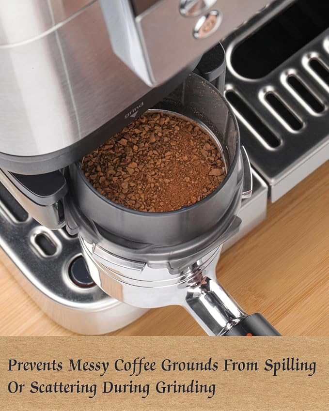 Portafilter Funnel for Ninja Espresso Machine ES601 – Coffee Dosing Ring, No-Mess Espresso Funnel for Precise Tamping, Anti-Splash, Accessory Compatible with Ninja Luxe Café Premier Series ES601