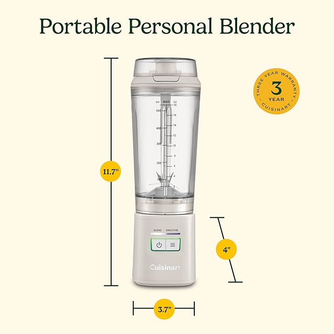 Cuisinart Personal Portable Blender, Tan, PBL-100