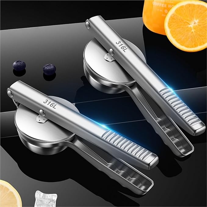 316 Stainless Steel Manual Juicer - Lemon Squeezer & Orange Press For Home Kitchen Use