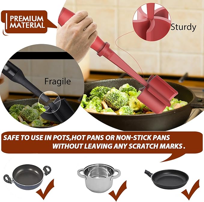 Brush Refills for OXO Dish Brush+Upgrade Meat Chopper