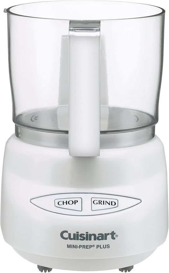 Cuisinart Mini-Prep Plus Food Processor,24-Ounce Mini Food Processor to Chop Herbs,Vegetables,and Hard Cheese,24-Ounce Work Bowl,Reversible Stainless Steel Blade,DLC-2A,White,(Pack of 6)