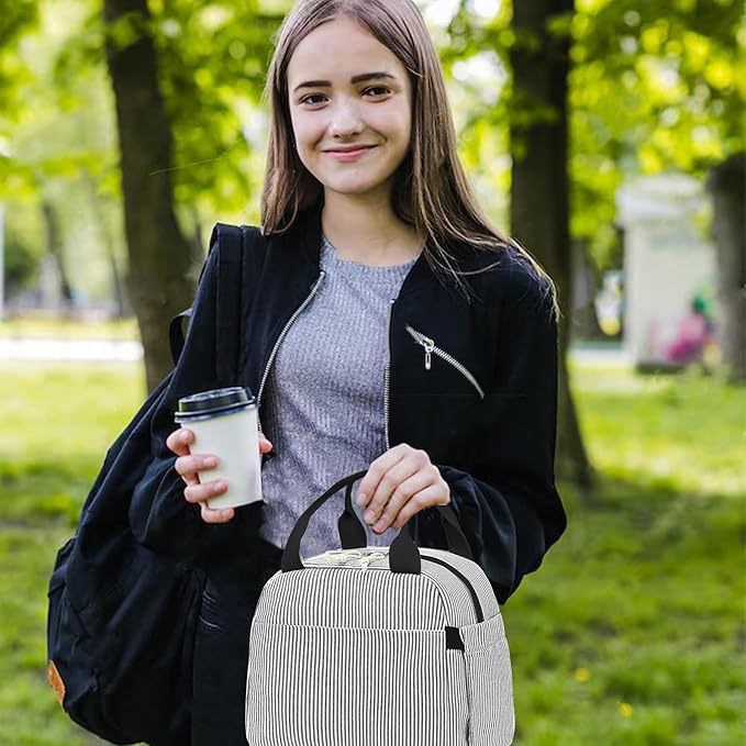 Bluboon Lunch Box for Women Cute Lunch Bag Reusable Insulated Lunch Bags Large Capacity Lunchbox Cooler for Work Picnic or Travel