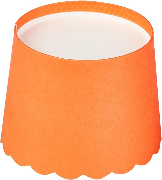 Restaurantware Baking Cups 200 Pack of 3.38 oz Paper Cupcake Liners Greaseproof Scalloped Oven-Safe Elegant Dessert Muffin Cups Disposable for Parties