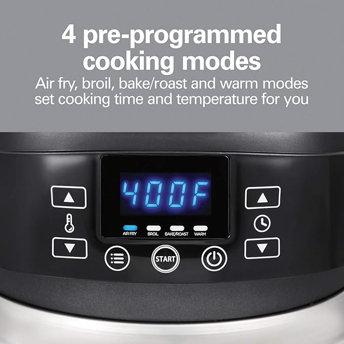 Hamilton Beach 6 Quart Programmable Slow Cooker and Air Fryer Lid Bundle