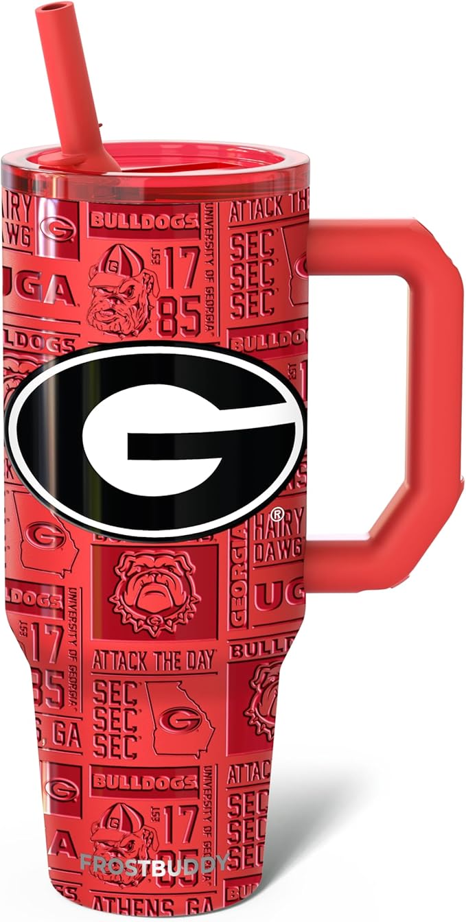 Thicc Buddy - 40 oz Stainless Steel Vacuum Insulated Tumbler with Lid and Straw for Water - Travel Mug Cupholder Friendly - Gifts for Women Men Him Her