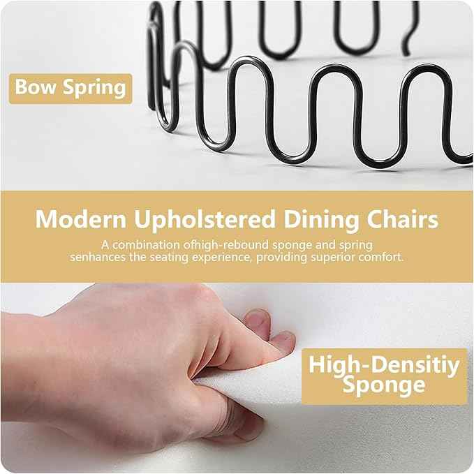 Gold Velvet Dining Chairs Set of 2, Kitchen & Dining Room Chairs, Tufted Upholstered Dining Room Chair, Back Ring Pull Trim, Golden Stainless Steel Legs, Gold