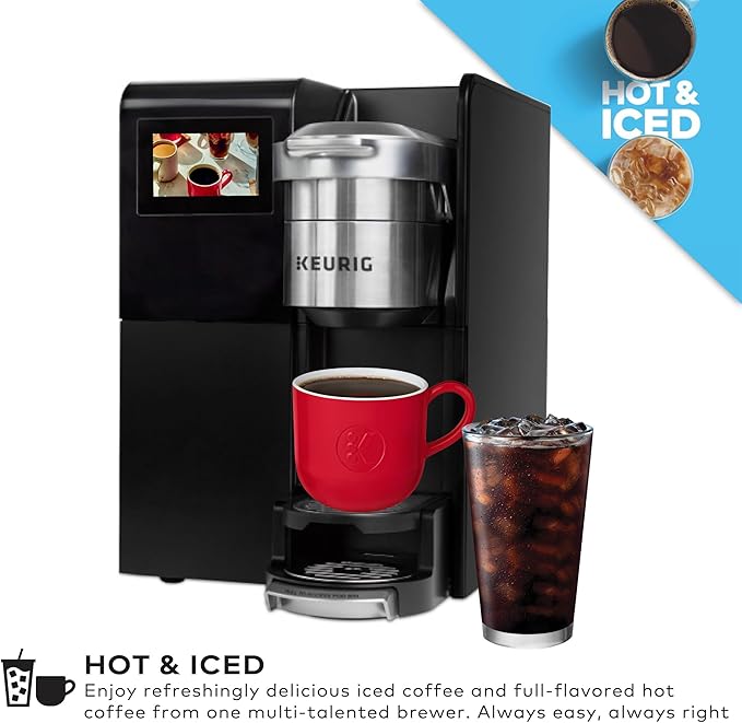Keurig K-3550 Large Business Single Serve Coffee Maker, Plumbed, Silver/Black