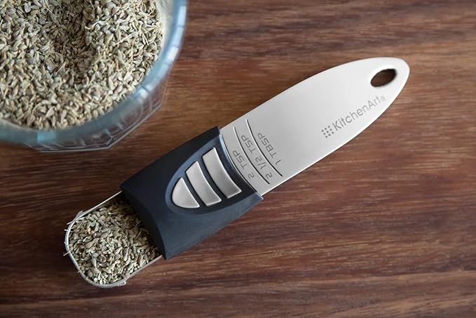 KitchenArt Stainless Steel Pro Adjust-A-Tablespoon, Adjustable Tablespoon