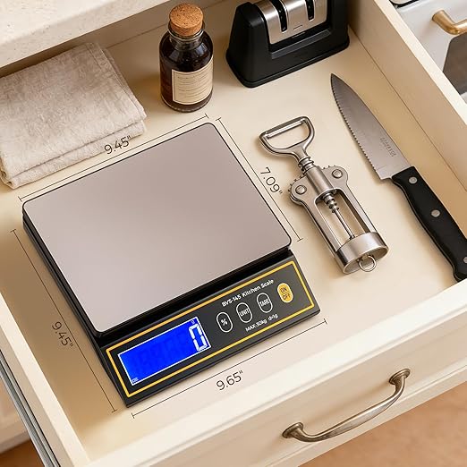 Bonvoisin 66lb/ 30kg Baking Kitchen Scale & Commercial Food Scale