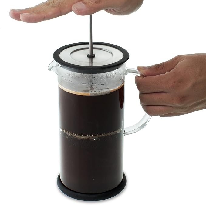 Cafe Style 828-BLK Coffee/Tea Press, 32-Ounce, Black