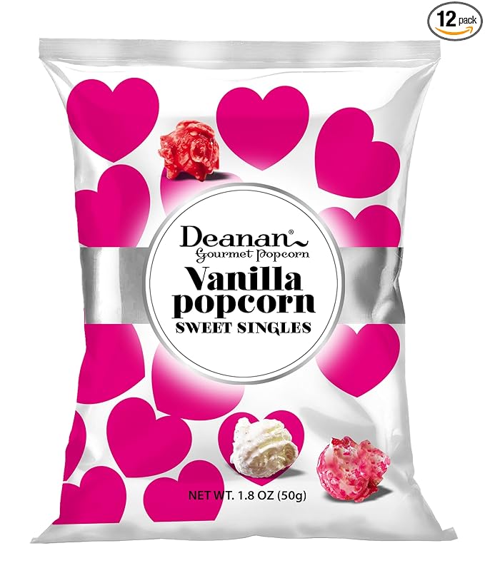 Deanan® Hearts Vanilla Popcorn 12 Count (1.5 Cup ea)