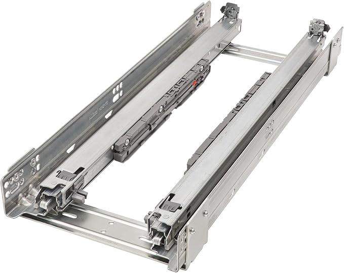 Rev-A-Shelf 5.5" Pullout Storage Organizer for Base Kitchen/Bathroom Cabinets with Soft-Close Full Extension Slides & Adjustable Shelves, 448-BCSC-5C