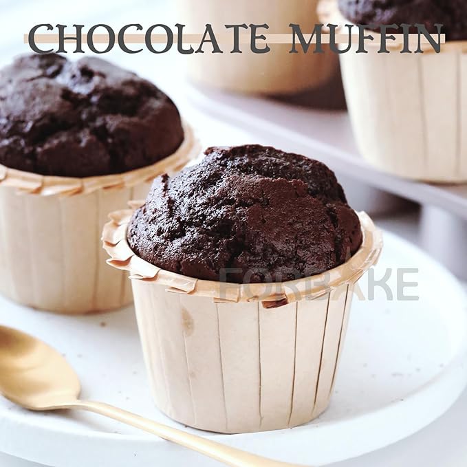 Stackable Muffin Pan Set — 6 Individual Non-Stick Muffin Cups, Modular Carbon Steel Cupcake Molds, Golden Easy-Release, Space-Saving Baking for Oven