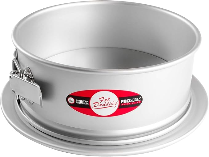 Fat Daddio's Round Springform Pan, 3 inch high - 10"