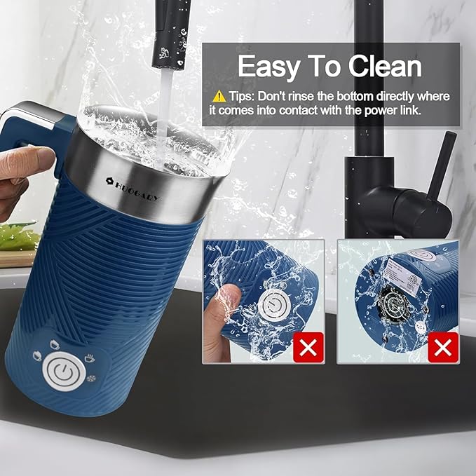 Huogary Milk Frother,4 in 1 Milk Frother and Steamer,10.14 oz /300 ml Hot and Cold Foam Maker,Milk Steamer,Milk Warmer for Coffee,Cappuccinos,Macchiato, 120V