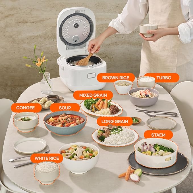 [CUCHEN] IH Induction Heating Rice Cooker/Micom 5.5 Cups/Specialized for Jasmine Rice, Basmati Rice, Calrose Rice