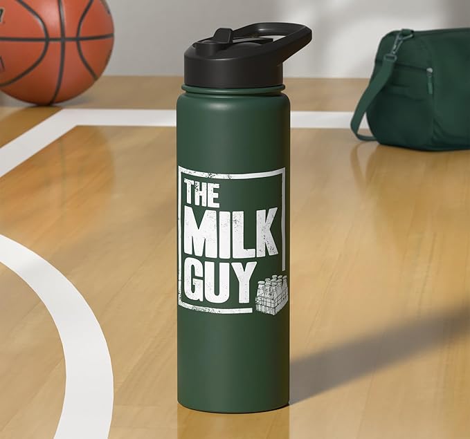 The Milk Guy Proud Milkman Dairy Farmer Life Stainless Steel Insulated Water Bottle