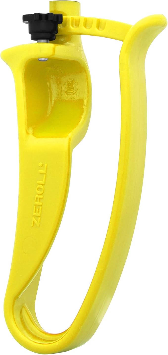 Zeroll 2020 Universal Standard Length EZ Disher Food Portion Control Scoop Designed for Right or Left Hand Use Dishwasher Safe NSF Approved, 2 1/8-Inch, Yellow