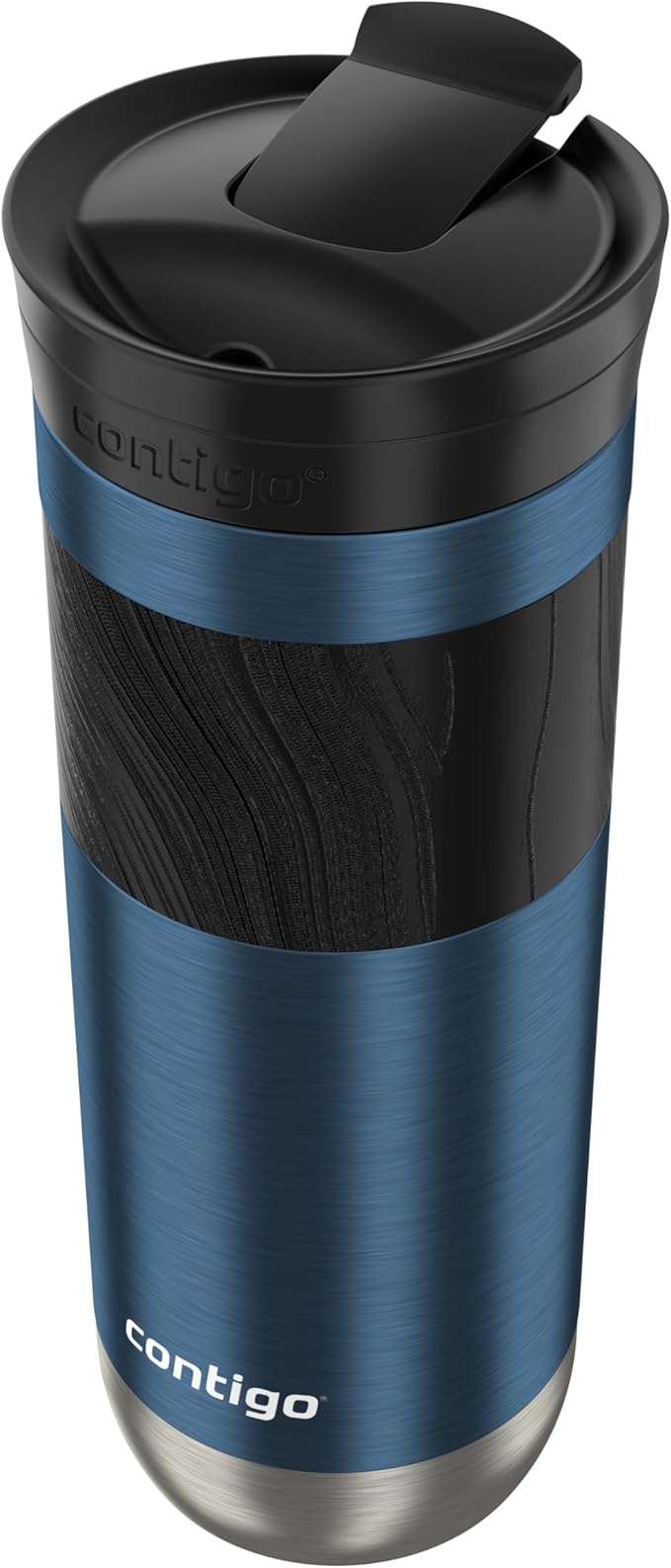 Contigo Byron 2.0 Stainless Steel Travel Mug with Snapseal Lid and Grip 20oz, Blueberry, Great for hot and cold beverages