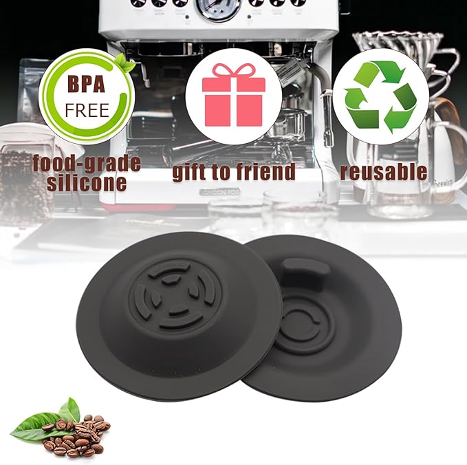 Dianrui 2 Pack Espresso Backflush Cleaning Disc 54mm for Breville Cleaning Disc for Breville Espresso Machine Accessories BES870XL/ 878/860/ 880/810/ 840 Compatible with Clean Tablets