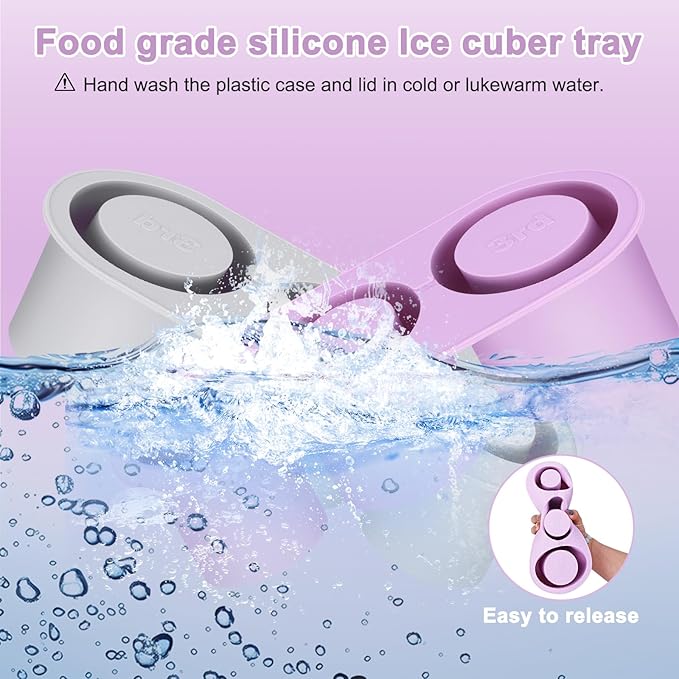 Silicone Ice Mold for 20-40oz Large Tumbler, Long Ice Stick Tray for Wide Mouth Travel Mug & Insulated Cup, Slow-Release Ice Cylinder Maker for Cold Drinks, Easy Pop Reusable Ice Block Mold