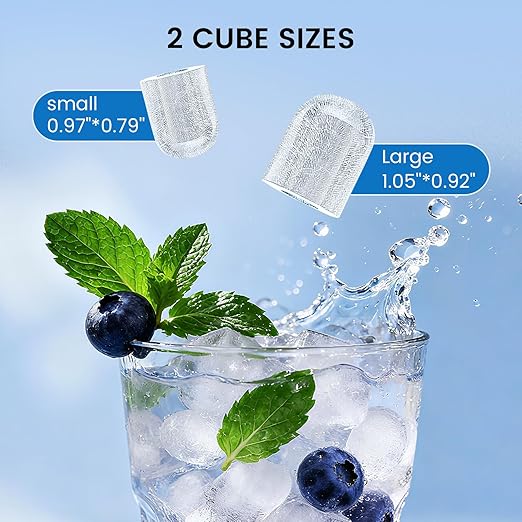 COWSAR Ice Maker Countertop, Portable Ice Machine with Self-Cleaning, 26Lbs/24Hrs, 8 Bullet Ice in 6 Mins with 2 Sizes, Scoop & Basket, Quiet Compact Ice Makers Countertop for Home/Kitchen/Camping