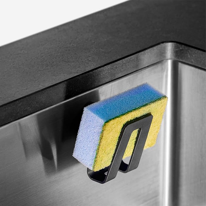 Magnetic Sponge Holder - Kitchen Sink Organizer - Ideal for Kitchen Organization & Accessories - Sink Sponge Holder (Biocomposite)