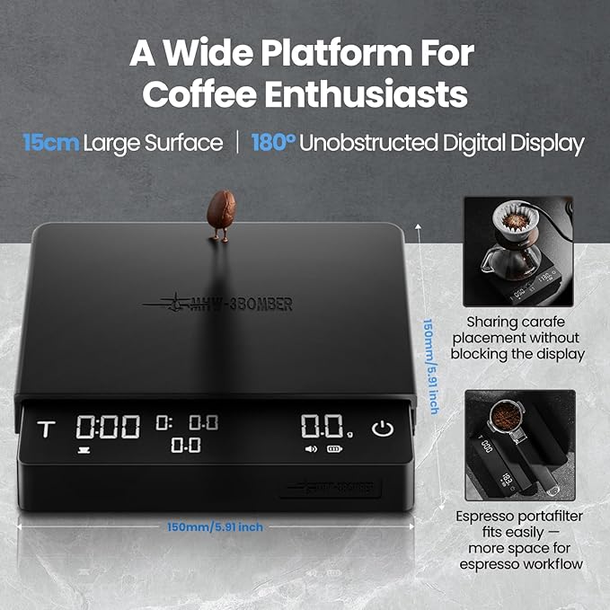 Latte Art Pitcher & Coffee Scale Set