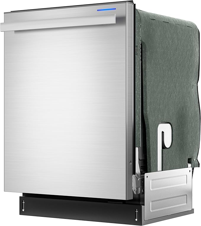 Sharp SDW6736MS 24-inch Stainless Steel Dishwasher, Third Rack, Library Quiet 47 dB, Power Wash Sprayer