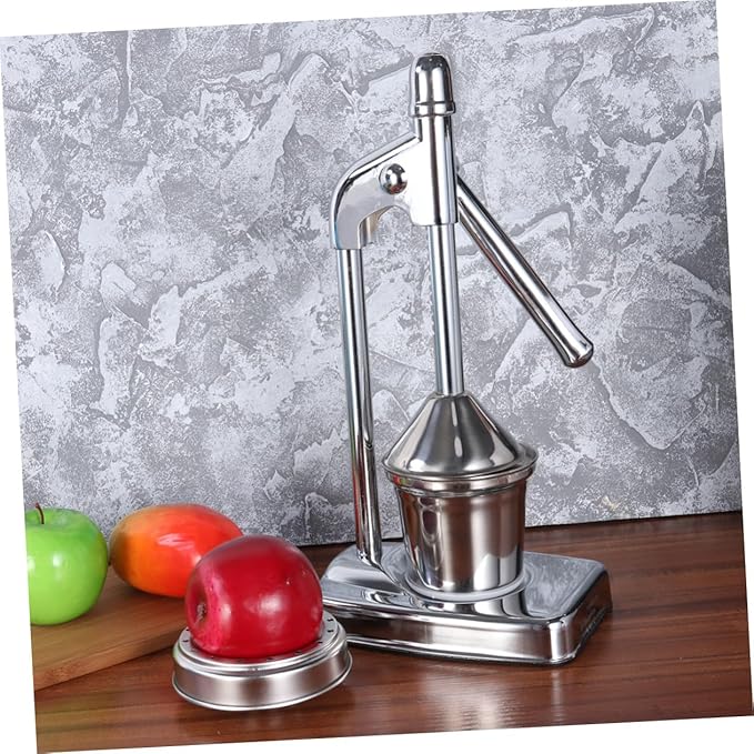 Manual Juicer Extractor Fruit and Vegetable Press Hand Press Squeezer Stainless Steel No Power Needed
