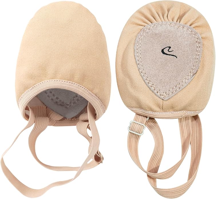 Half Soles Dance Shoes for Women Girls Men Lyrical Pirouette Ballet Canvas Shoes Turners Dance Shoes for Contemporary (Girls/Boys/Men/Adult)