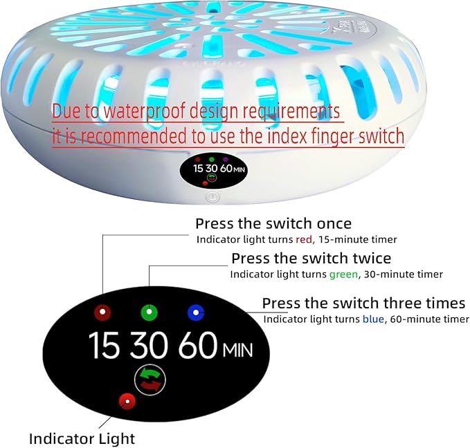 3W UV Deodorizer,Portable UV Light Cleaner,Smart Timer-Controlled Odor Elimination,360°Ultraviolet Bulb Design,for Refrigerators,Dish Cabinets,Storage Cabinets,Wardrobes,Shoe Cabinets,in Car,and More
