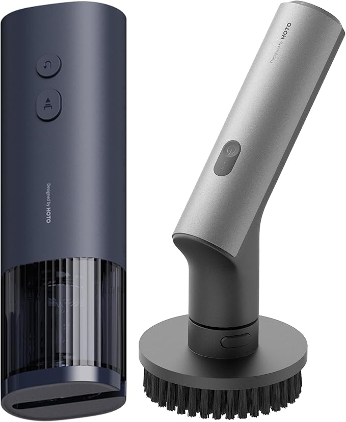 HOTO Electric Wine Opener Bundle with Electric Spin Scrubber