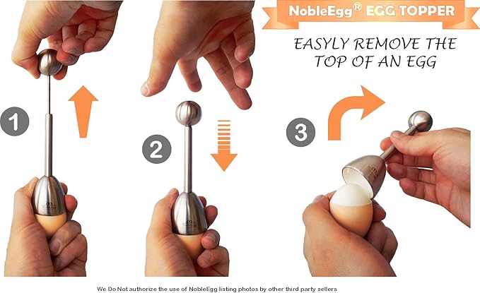 NobleEgg Antique Style Egg Cups for Soft Boiled Eggs | Set of 4 | Egg Timer Pro | 18/8 Egg Spoons | Egg Topper | Premium Gift/Storage Box