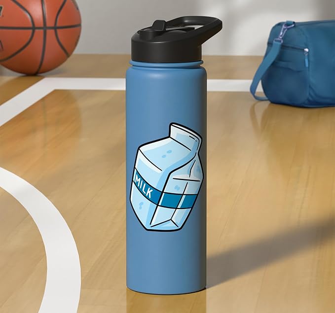 Milk Carton Dairy Lover Stainless Steel Insulated Water Bottle