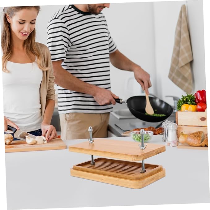 LABRIMP Homemade Tofu Maker Bamboo Tofu Press Mold Bean Curd Molds Pressure Drainer