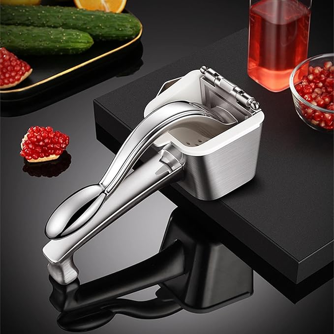 Handheld Lemon Squeezer - Stainless Steel Large Capacity Professional Lemonade Maker,Hand Lemon Juice Presser Extractor,for Limes Citrus Oranges Fruits Pomegranates