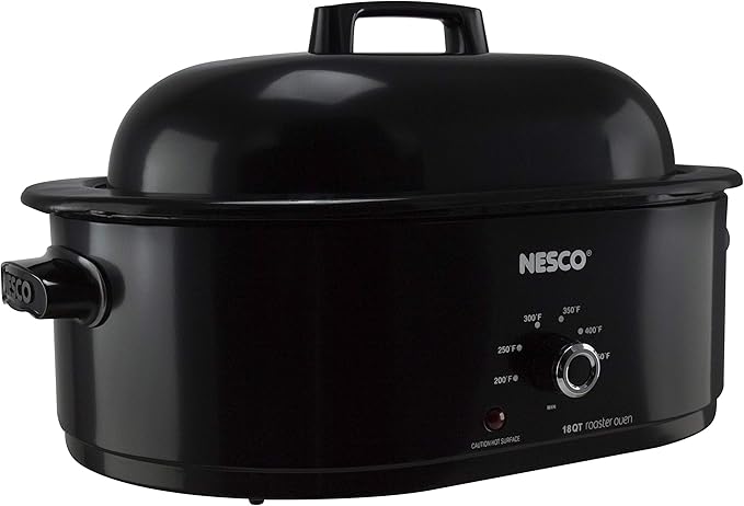 Nesco MWR18-13, Roaster Oven, 18 Quarts, Black