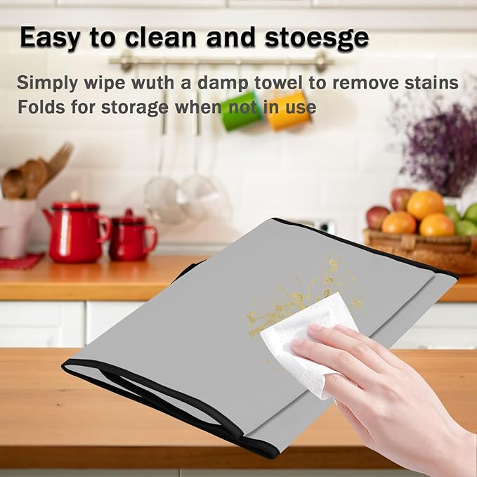 Bread Maker Machine Cover for Cuisinart Bread Maker Machine, Heavy Duty Waterproof Protective BreadMachine Cover Compatible for Cuisinart Compact and Automatic Bread MakerMachine CBK-110P1 (Grey)