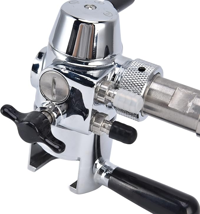 Beer Bottle Filler, No Foam Counter Pressure Bottle Filler with Removable Clip Lock 304 Stainless Steel Fast Filling Glass Bottle Filling Tool for Beer & Wine