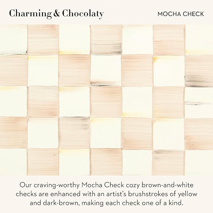 MACKENZIE-CHILDS Mocha Check French Press