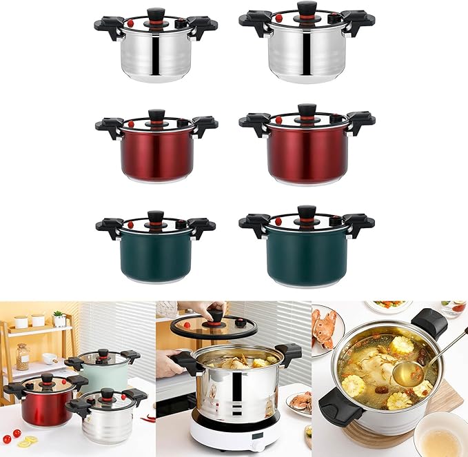 Efficient Pressure Cooker Set Pressure Cooker Recipes Electric Stove Energysaving Cooking Utensils