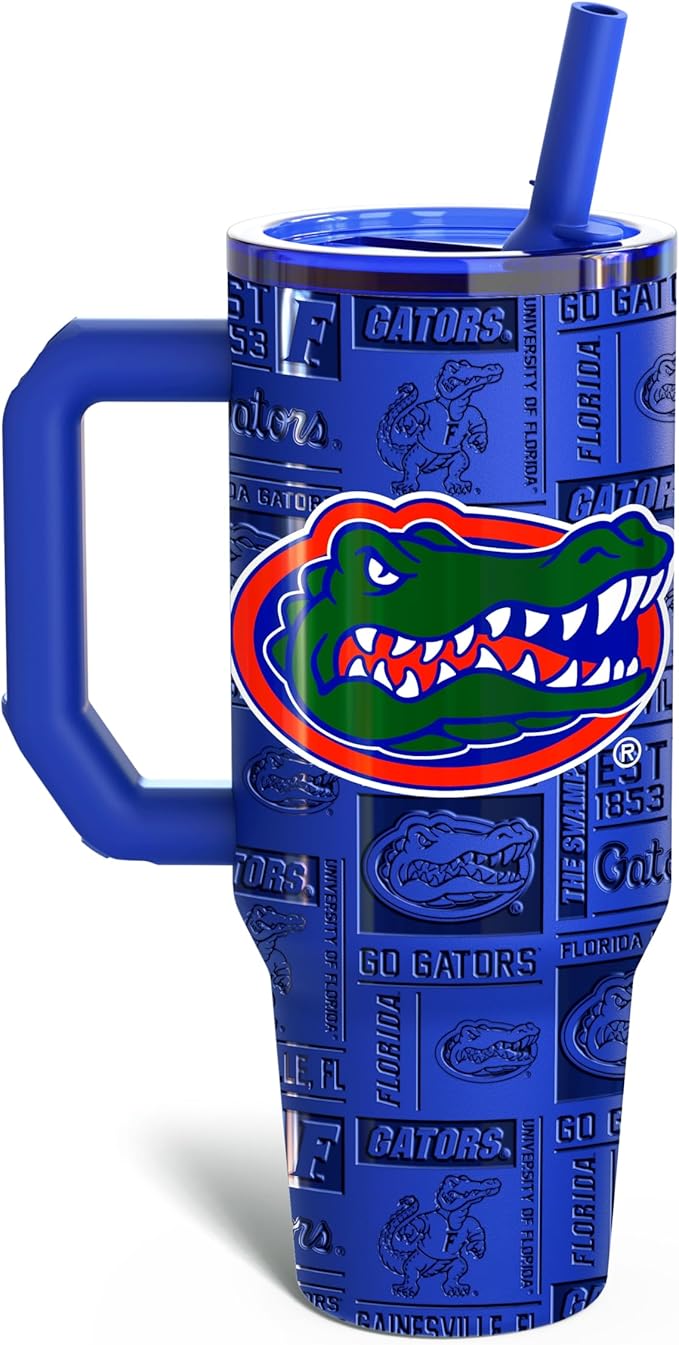 Thicc Buddy - 40 oz Stainless Steel Vacuum Insulated Tumbler with Lid and Straw for Water - Travel Mug Cupholder Friendly - Gifts for Women Men Him Her