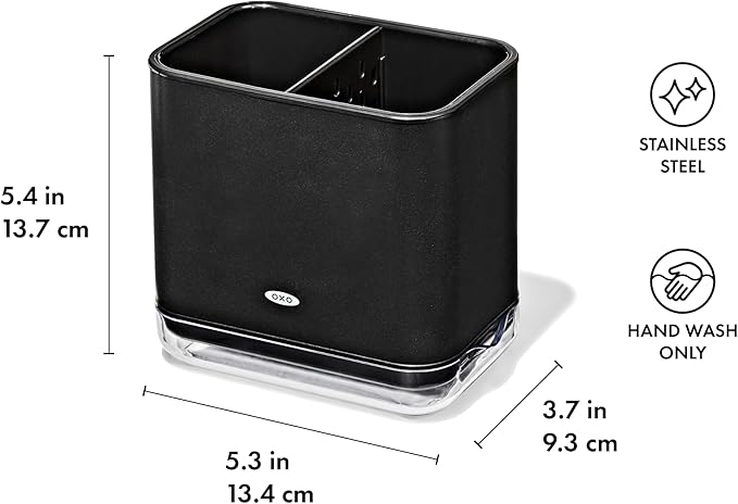 OXO Good Grips Stainless Steel Sink Caddy - Black