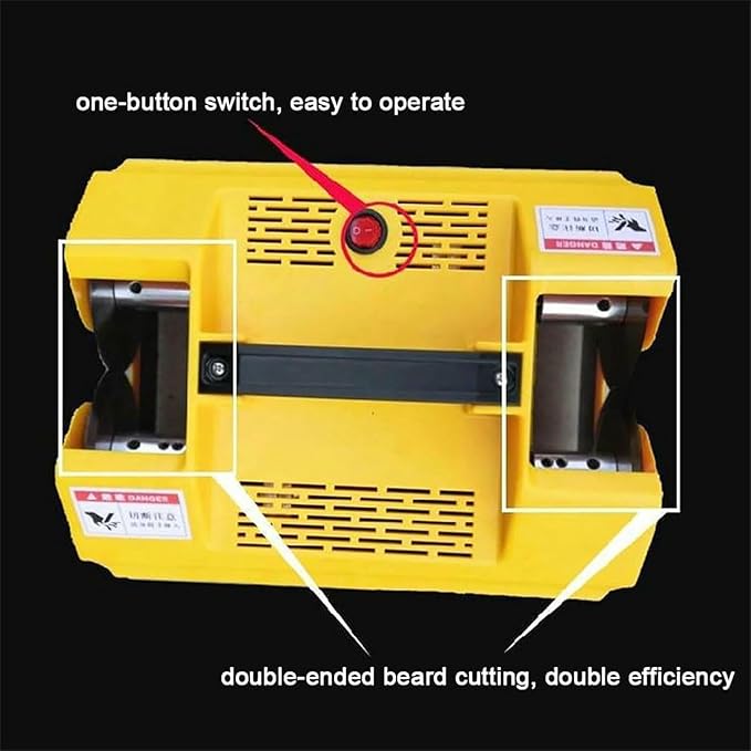 Double Head Electric Garlic Root Cutter-Efficient Garlic Tail & Root Remover for Garden Use, for Onion Preparation