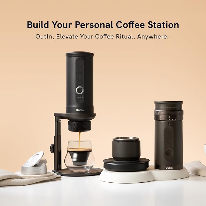 OutIn Nano Espresso Accessories Kit, Basket Plus, double shot